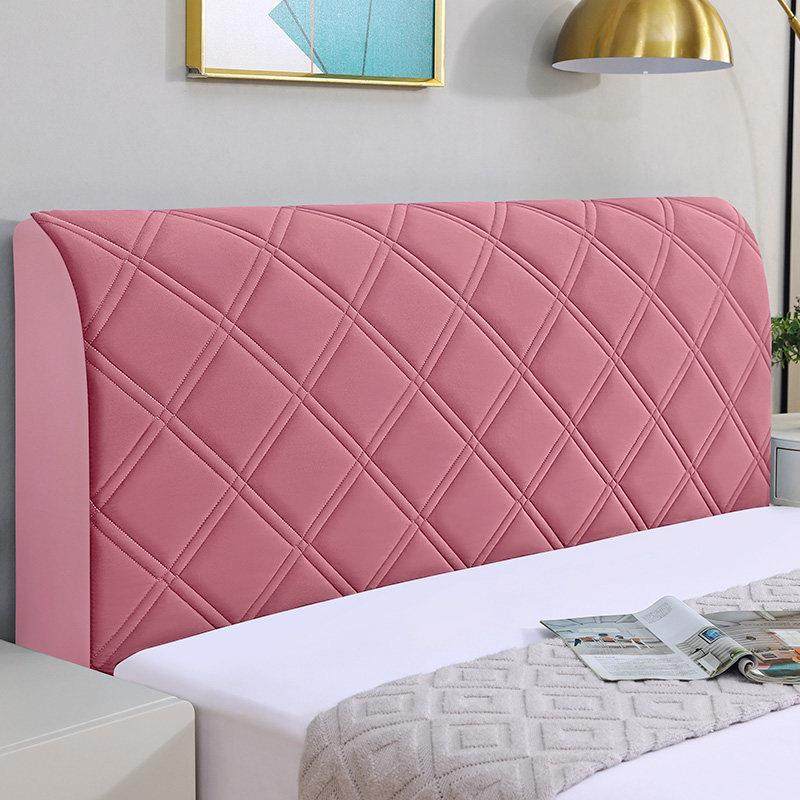 新款床头罩绒面床头套防尘罩软包床头保护套夹棉加厚全包实木欧式,居家布艺,床头罩,淘宝优惠券,粉丝福利购,淘宝优惠卷