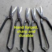 2018新款 锻打价加长加厚铁皮剪不锈钢专用通风钣金剪刀手工剪刀高