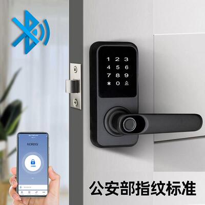 室内指纹锁球形锁密码锁涂鸦智能锁卧室房间公寓民宿办公室电子锁