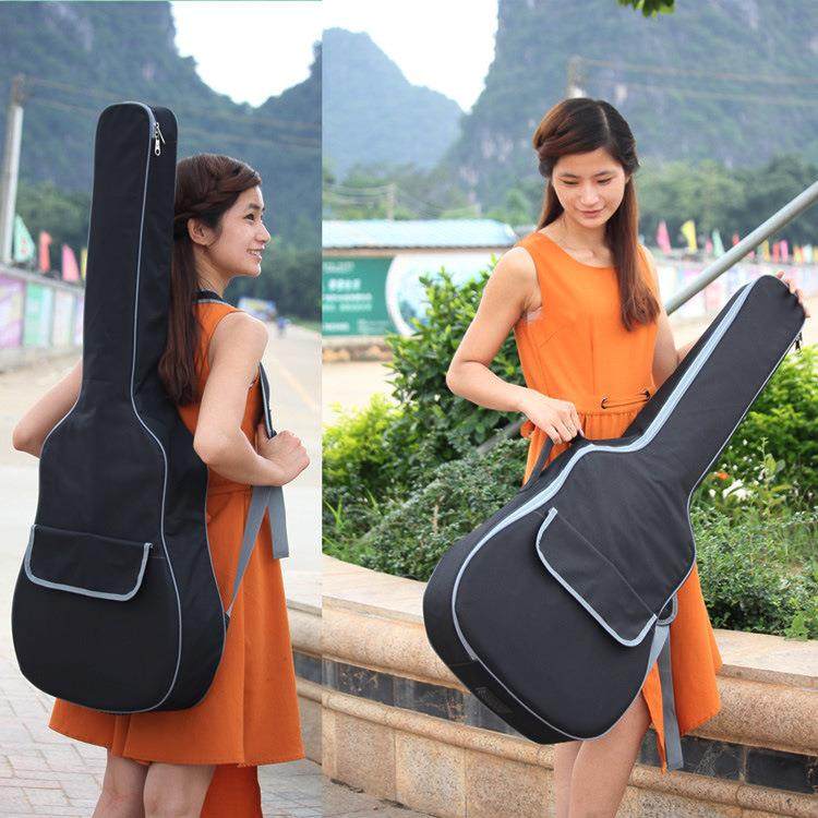 34寸36寸儿童民谣吉他包琴包8毫米加厚双肩背包海棉包