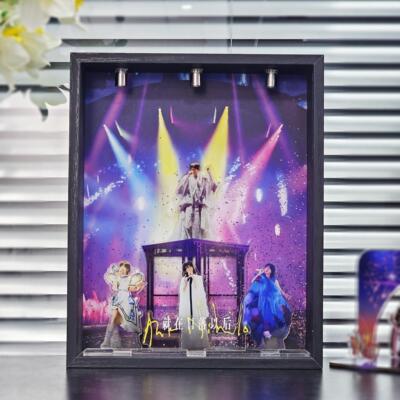 孙燕姿带灯珠可亮立体压克力舞台相框