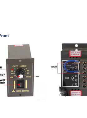 220V Us-52交流电机调速器15W25W40W60W90W120W180W250W调速开关