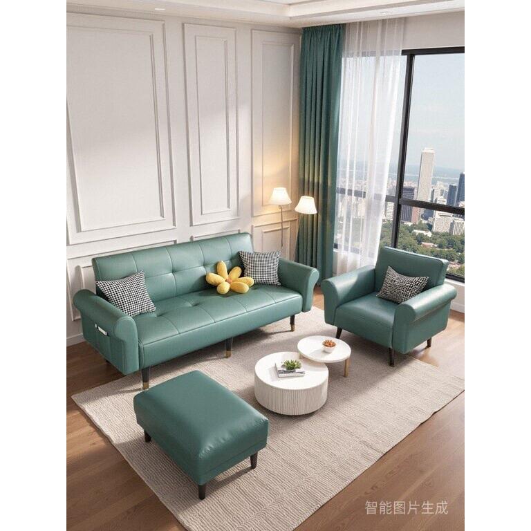 沙发床小户型多功能折叠两用简约现代双三人公寓出租房卧室小沙发