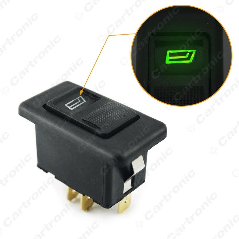 12V/24V 20A通用5针电动车窗开关带照明指示灯 汽车电动窗开关