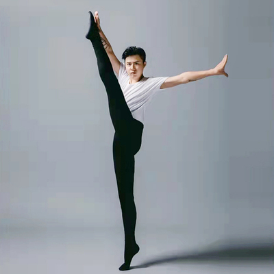 速发裤士艺考芭裤芭蕾舞男紧身连体舞蹈中芭考级基训形体裤薄棉练