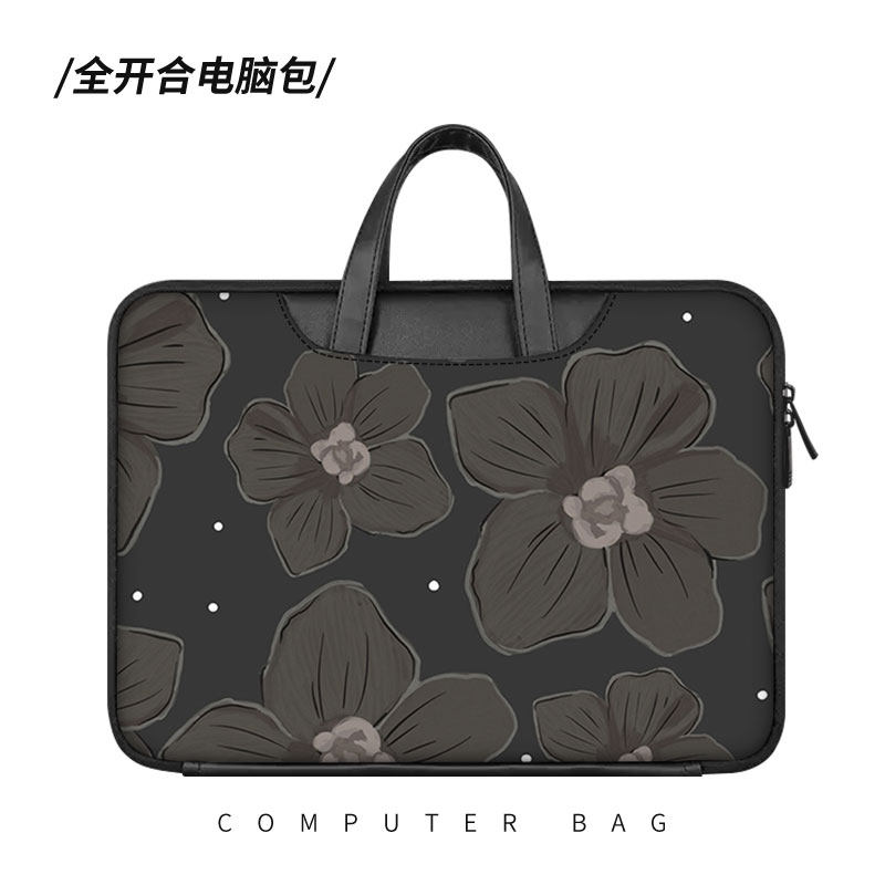 速发o朵插画胆脑包手提适用ma花ok15点6寸小新r1matek14内电包pro