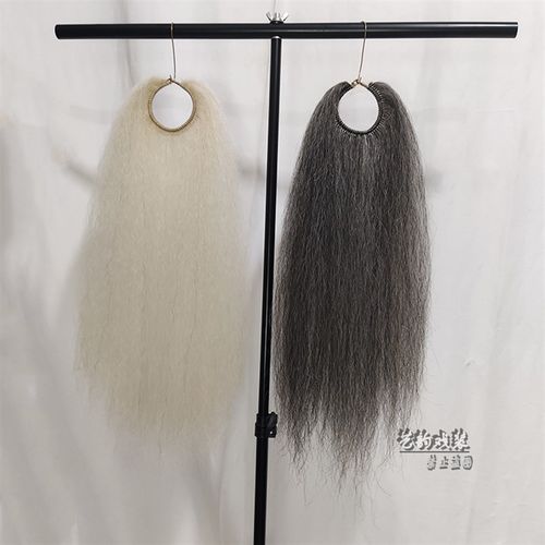 速发戏老京剧发揪戏剧老生头旦假发曲饰加厚发揪发簪发球蓬发蓬头