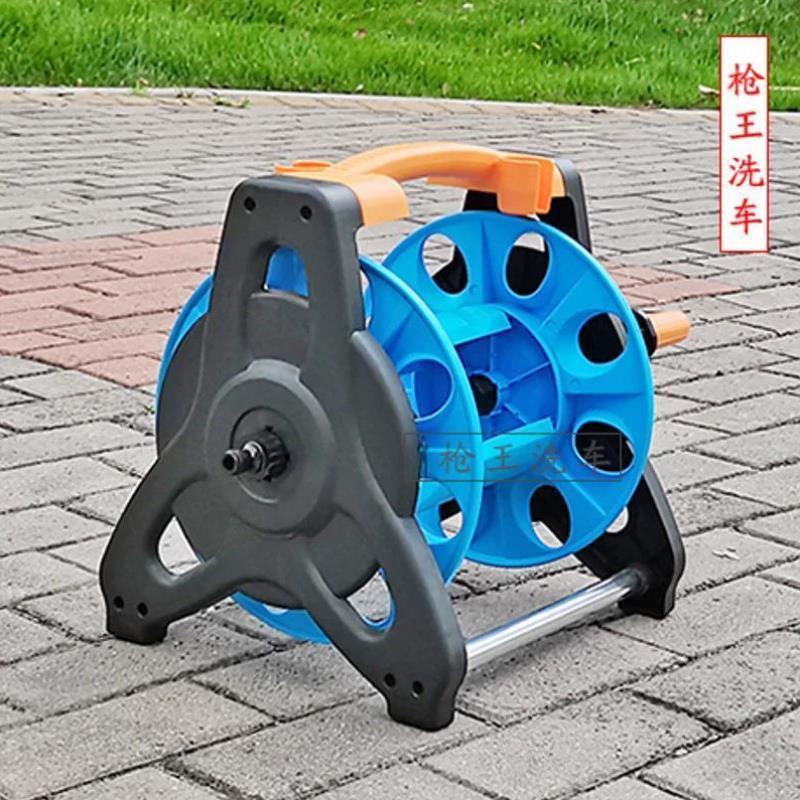 水管收纳架园林水管盘管卷管器工具洗车水管收管缠绕架子水管车架