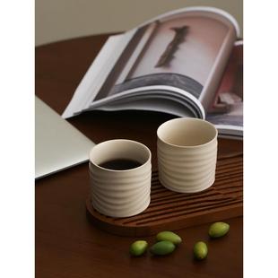 INS中古咖啡杯陶瓷轻奢高级感茶杯主人杯水杯设计师家用 .宜集堂
