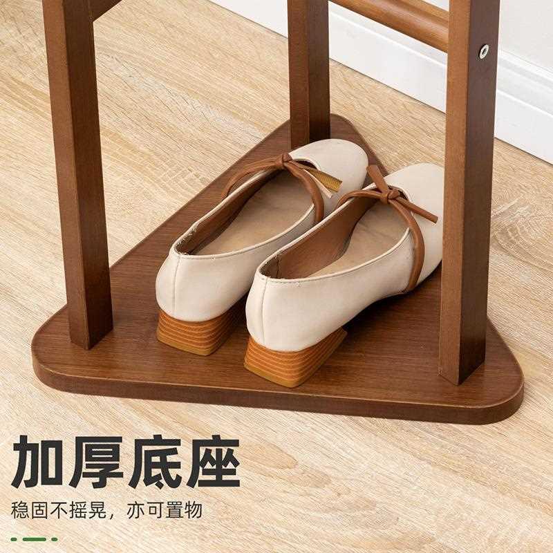 木马人衣架子家用挂衣收纳儿童衣服置物收纳神器非实木宿舍多功能