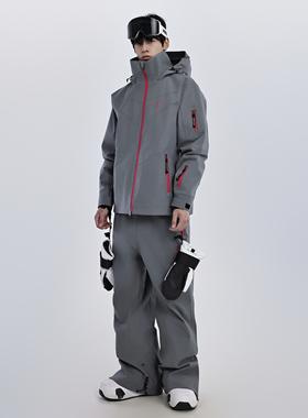 KEEPMONEY2526新款战术机能滑雪服套装女加棉防水单板滑雪雪服男