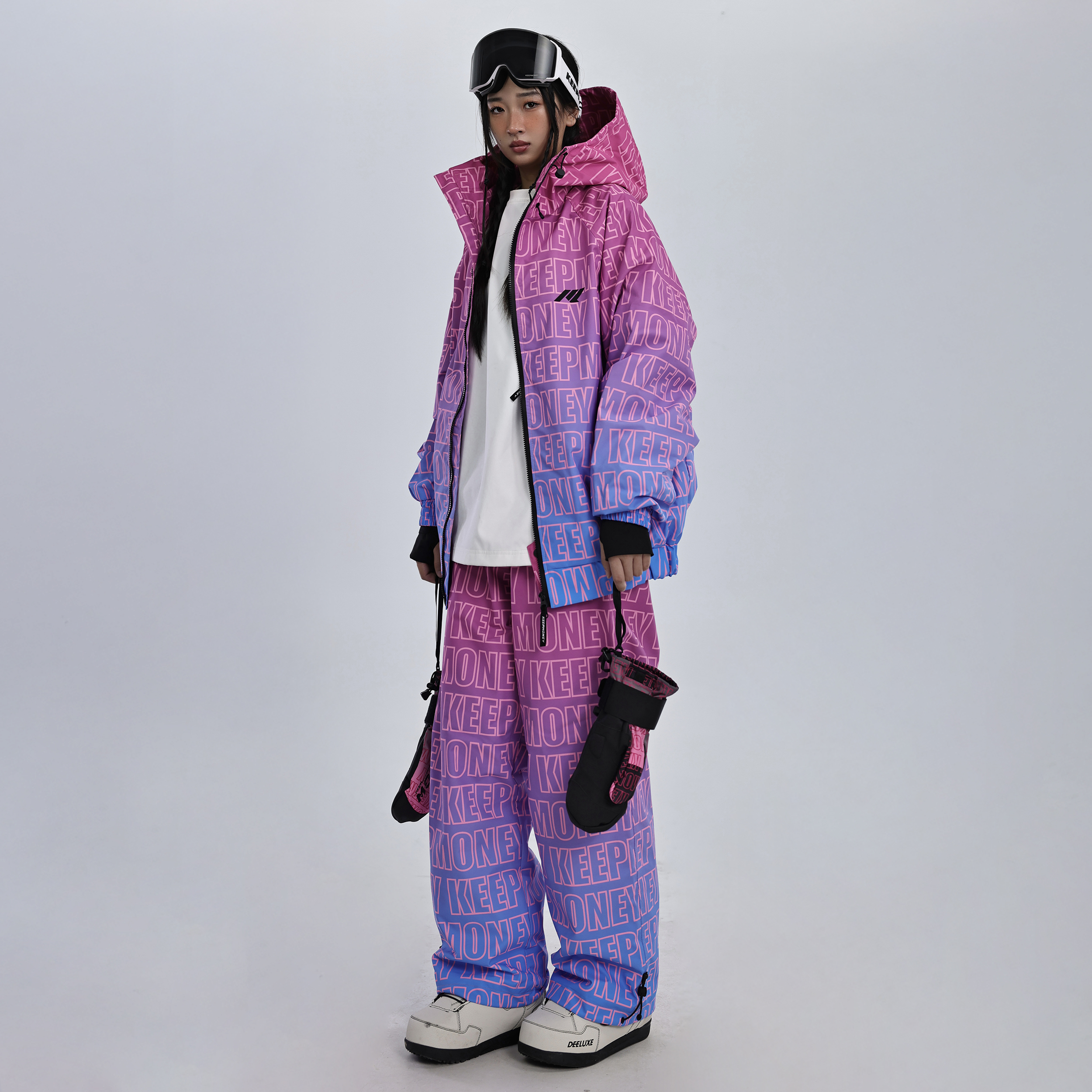 25新款渐变滑雪服KEEPMONEY
