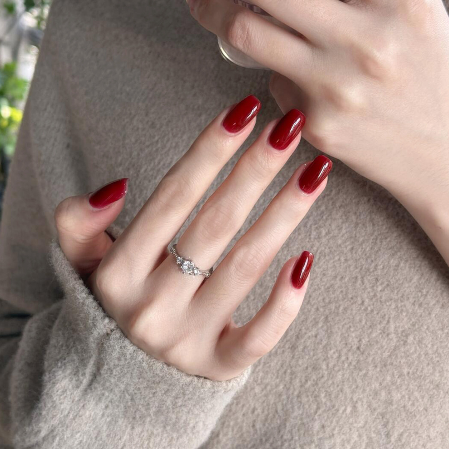 植兔手工穿戴甲2026新款高级感新年正红色美甲显白纯色车厘子成品,彩妆/香水/美妆工具,穿戴甲/甲片,淘宝优惠券,粉丝福利购,淘宝优惠卷
