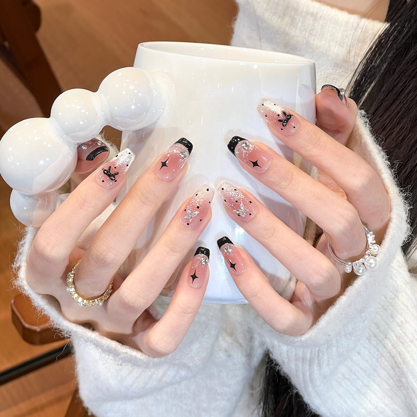 植兔手工穿戴甲新款高级感法式星芒渐变猫眼美甲蝴蝶甜酷波点甲片,彩妆/香水/美妆工具,穿戴甲/甲片,淘宝优惠券,粉丝福利购,淘宝优惠卷