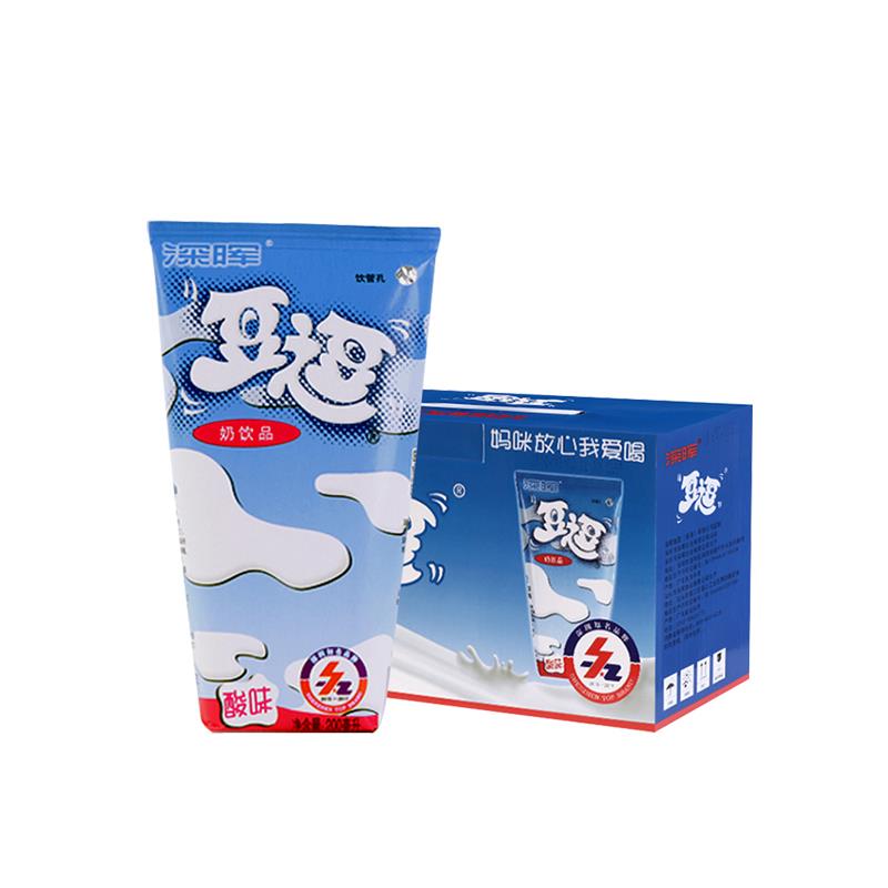 深晖豆逗酸奶逗逗牛奶整箱豆豆酸奶盒装原味酸牛奶乳酸饮料学生奶