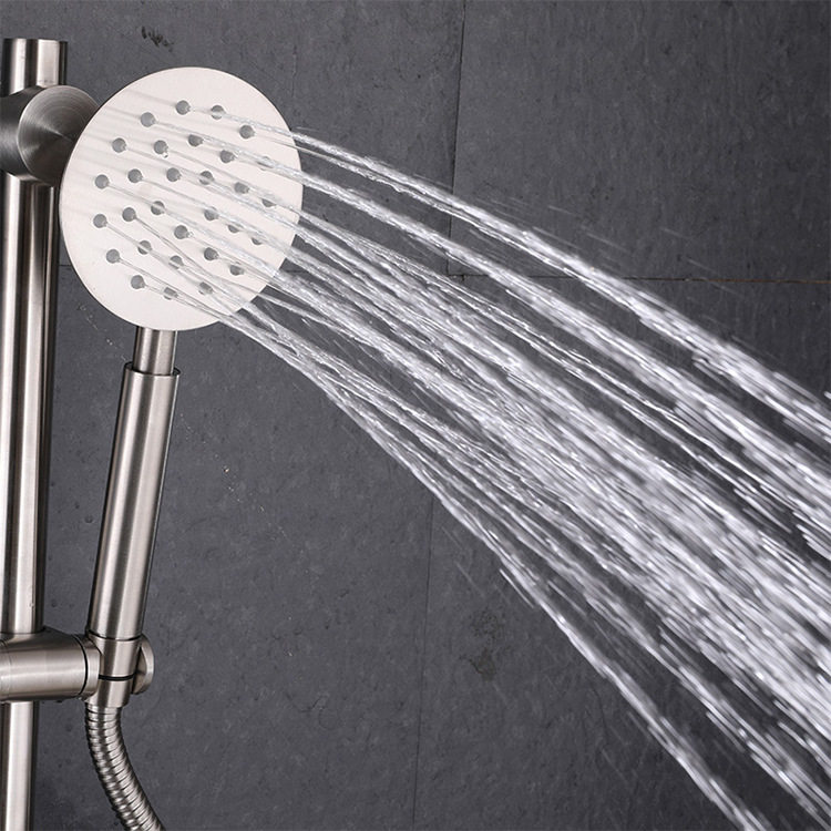 手持花洒头304不锈钢花洒增压家用淋浴龙头卫生间套装喷头配件