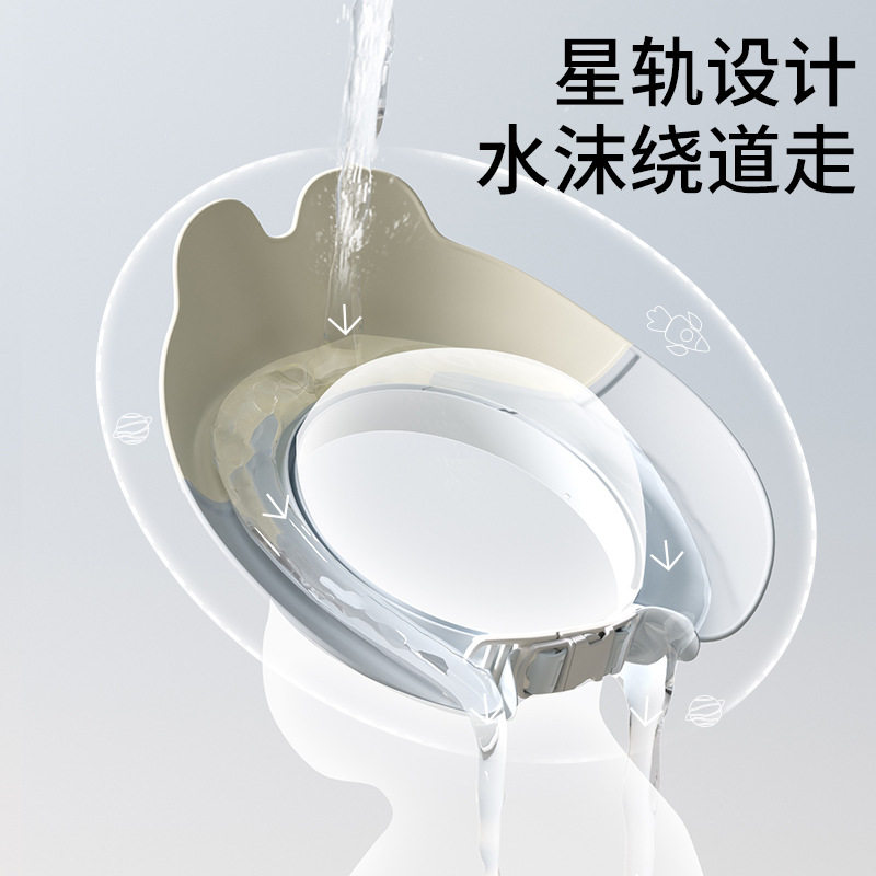 婧麒婴儿洗头帽儿童洗头宝宝洗澡护耳防水淋浴帽小孩洗发帽子