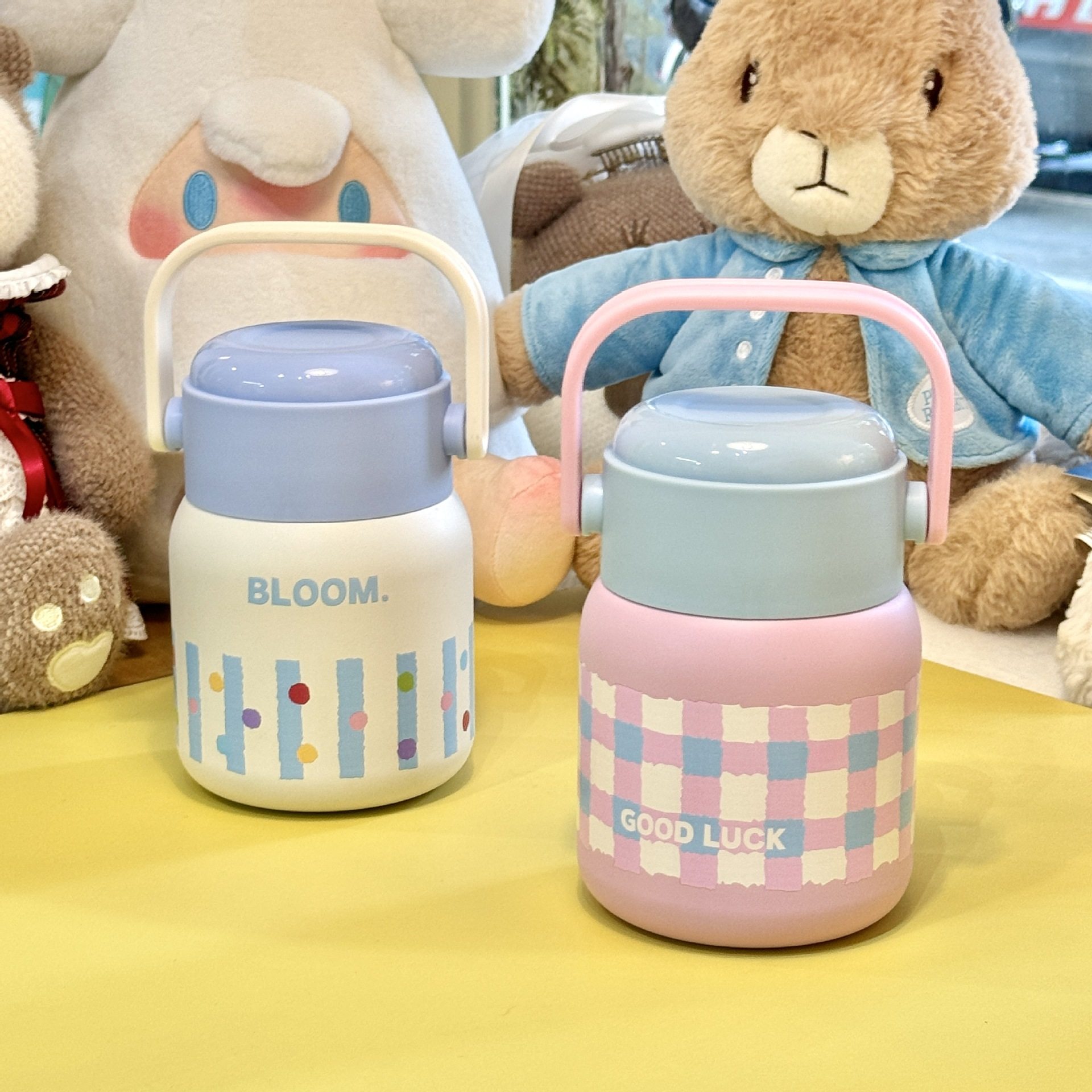 新款创意卡通焖烧壶316不锈钢焖烧杯带不锈钢勺子大容量水杯,餐饮具,焖烧杯,淘宝优惠券,粉丝福利购,淘宝优惠卷