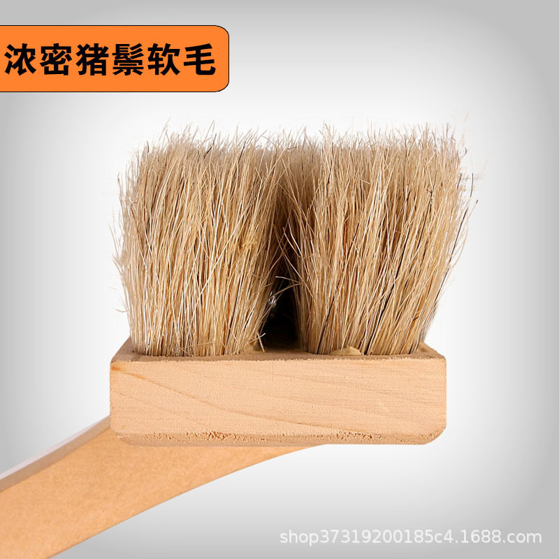 1米实木杆纯猪毛洗车刷子