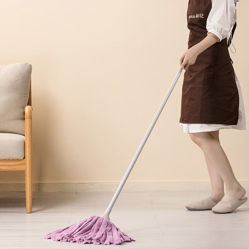 茶花吸水拖把家用一拖净木地板墩布拖地布条老式拖布懒人地拖,家庭/个人清洁工具,水拖,淘宝优惠券,粉丝福利购,淘宝优惠卷