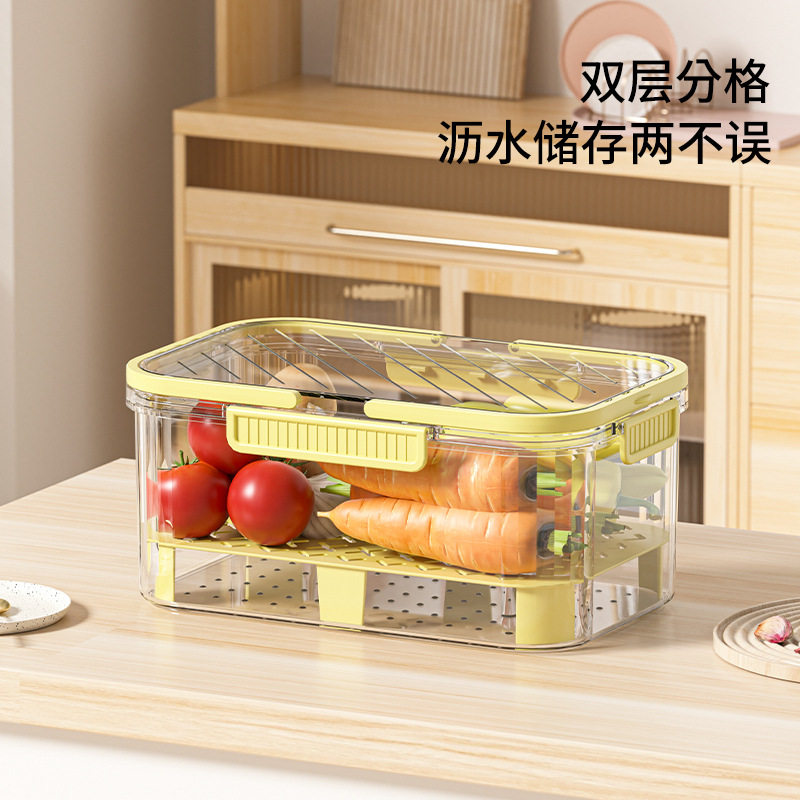 户外手提密封保鲜盒家用食品级带盖收纳篮露营可折叠带分格收纳盒,户外/登山/野营/旅行用品,露营折叠箱,淘宝优惠券,粉丝福利购,淘宝优惠卷