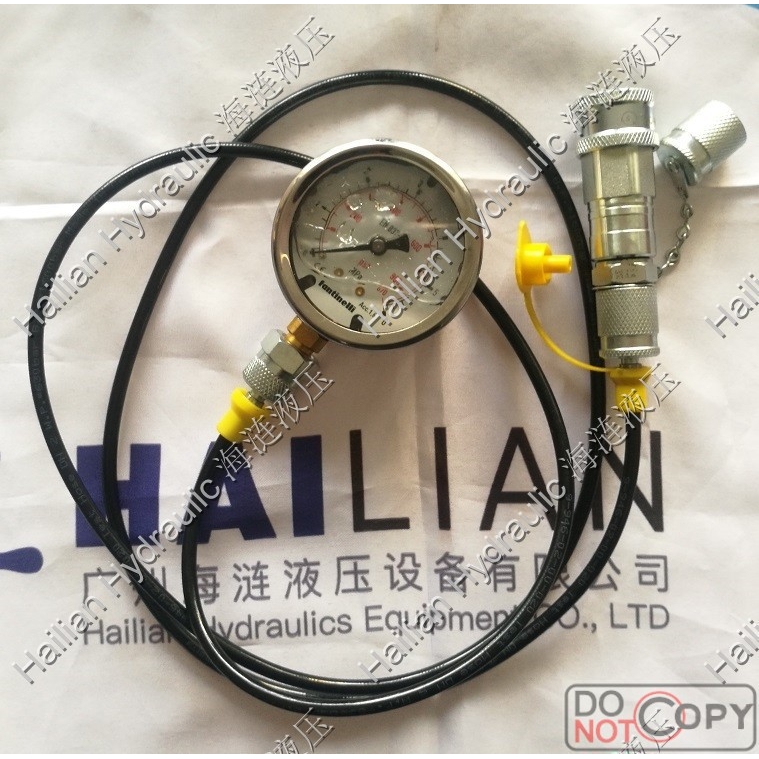 IHI液压泵压力测试表Pressure testing box耐震油泵压力测试盒装