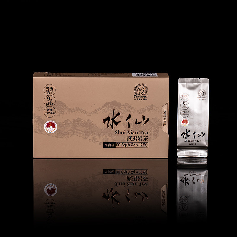 元初食品武夷岩茶水仙99.6g（8.3g×12泡）特级福建乌龙茶叶,茶,特色产区乌龙茶,淘宝优惠券,粉丝福利购,淘宝优惠卷