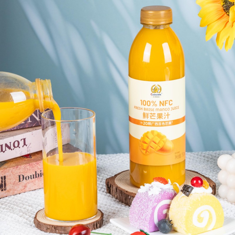 元初100%NFC鲜芒果汁750mL