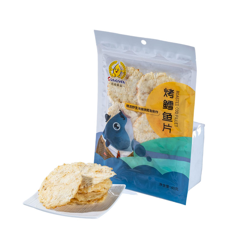 元初烤鳕鱼片40g零食鱼干