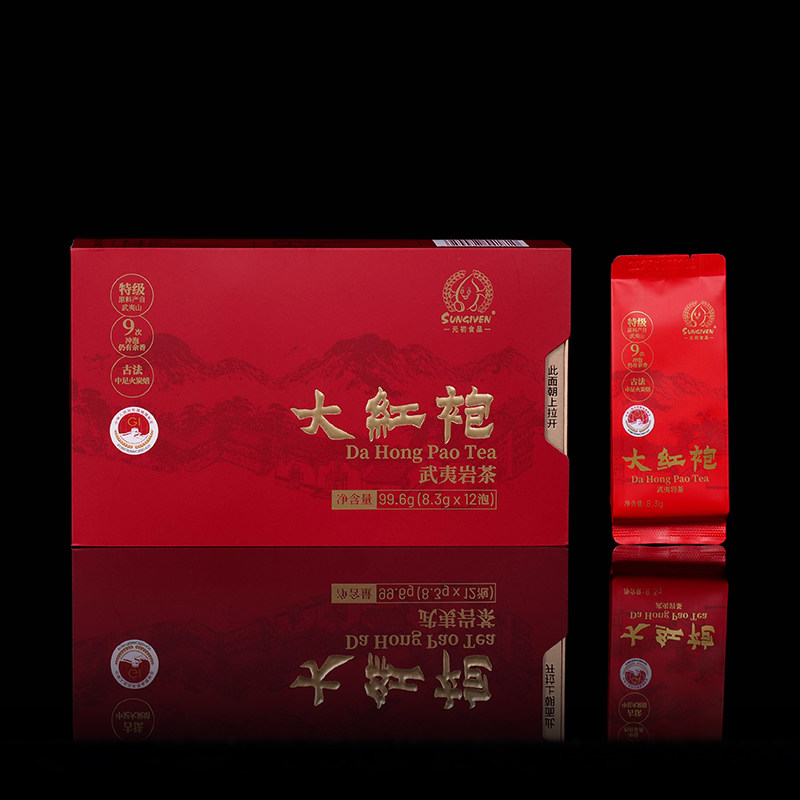 元初食品武夷岩茶大红袍99.6g（8.3g×12泡）特级福建乌龙茶叶,茶,大红袍,淘宝优惠券,粉丝福利购,淘宝优惠卷