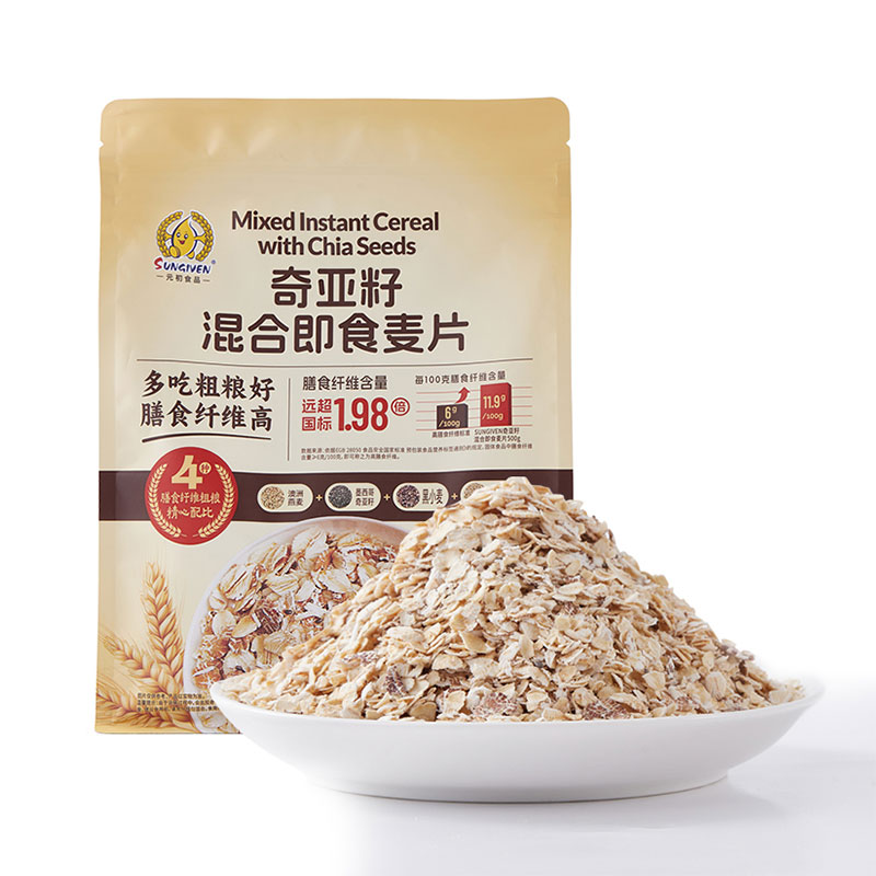元初奇亚籽混合即食麦片500g