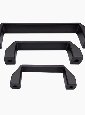 黑色尼龙方形拉手XAB01/02/03/04-L90/L120/L180-A B C D E F G M