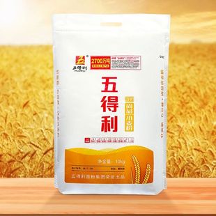 五得利九星尚品小麦粉10kg面粉白面通用蒸馒头包子饺子