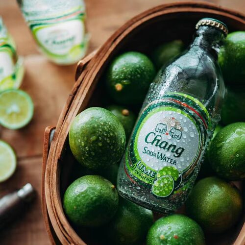 chang牌泰象苏打水百香果味气泡水整箱325ml*24泰国进口大象饮料
