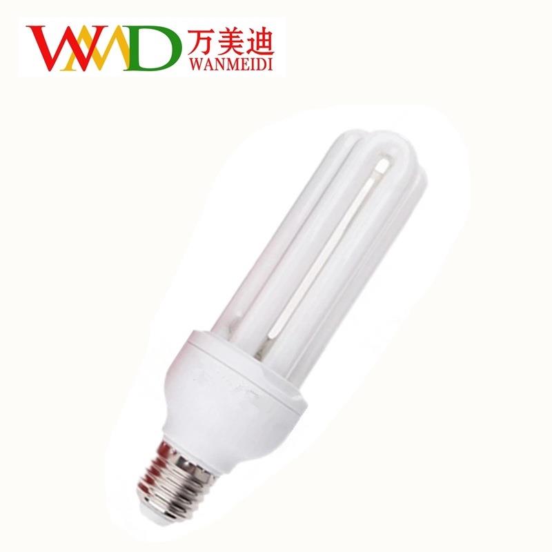 厂家U型节能灯泡 e27/b22大3u三基色节能灯 白光黄光节能灯