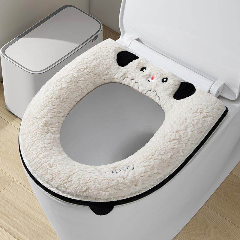 四季通用马桶垫冬季加厚马桶套家用坐便垫拉链款防水保暖马桶坐垫