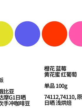 FEW少数派Steam Kissed埃塞俄比亚阳光达摩G1日晒手冲咖啡豆100g