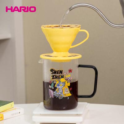 HARIO &NONO城市联名V60手冲咖啡滤杯分享壶MASADA广州哈尔滨香港
