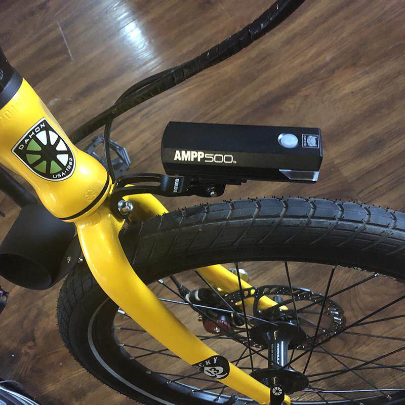 正品CATEYE猫眼车灯登山自行车前灯USB充电适用于小布折叠车