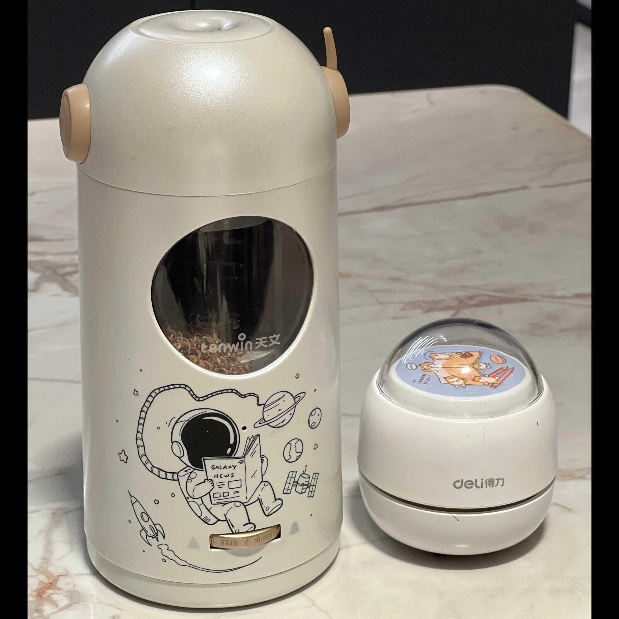 自用推荐|天文自动削笔器电动削铅笔器粗杆大三角铅笔小学生削笔