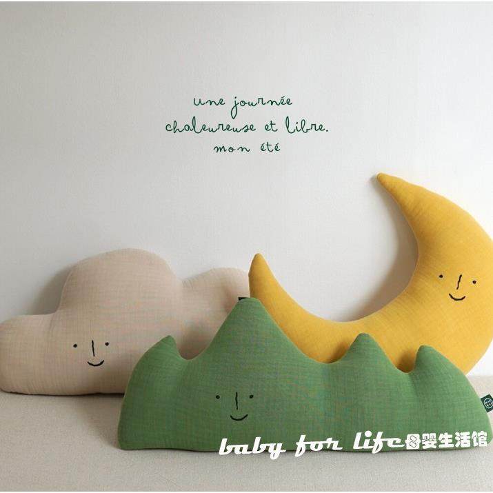 ins韩系婴儿床靠垫新生儿可爱靠枕宝宝抱枕儿童房背景拍摄道具,居家布艺,靠垫/抱枕,淘宝优惠券,粉丝福利购,淘宝优惠卷