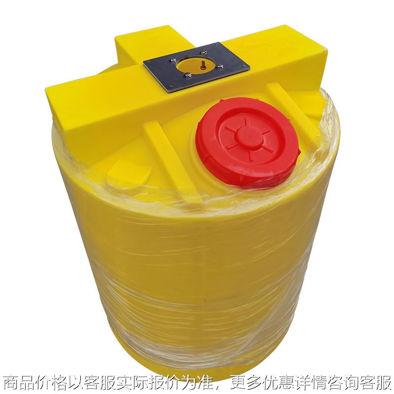 pe搅拌桶一体化PE塑料加药箱厂家供应水处理圆形加药搅拌桶