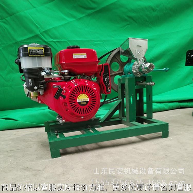 摆摊用五谷杂粮膨化机 汽油玉米膨化机 自动切断空心棒机