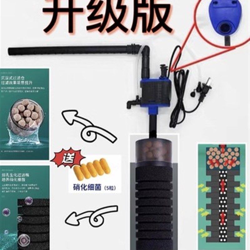 长锐海斯宝鱼缸潜水泵CR460/SP-460/JP-460三合一增氧循环过滤泵,宠物/宠物食品及用品,潜水泵,淘宝优惠券,粉丝福利购,淘宝优惠卷