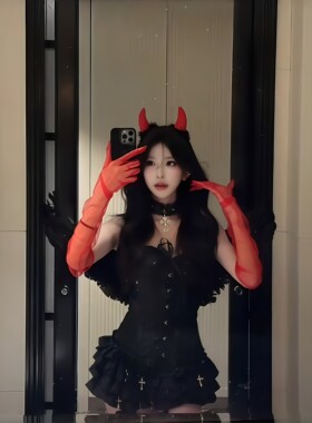 纯欲恶女风天使之翼翅膀拍照道具