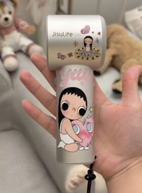 韩系小玉手持风扇防水不留胶贴