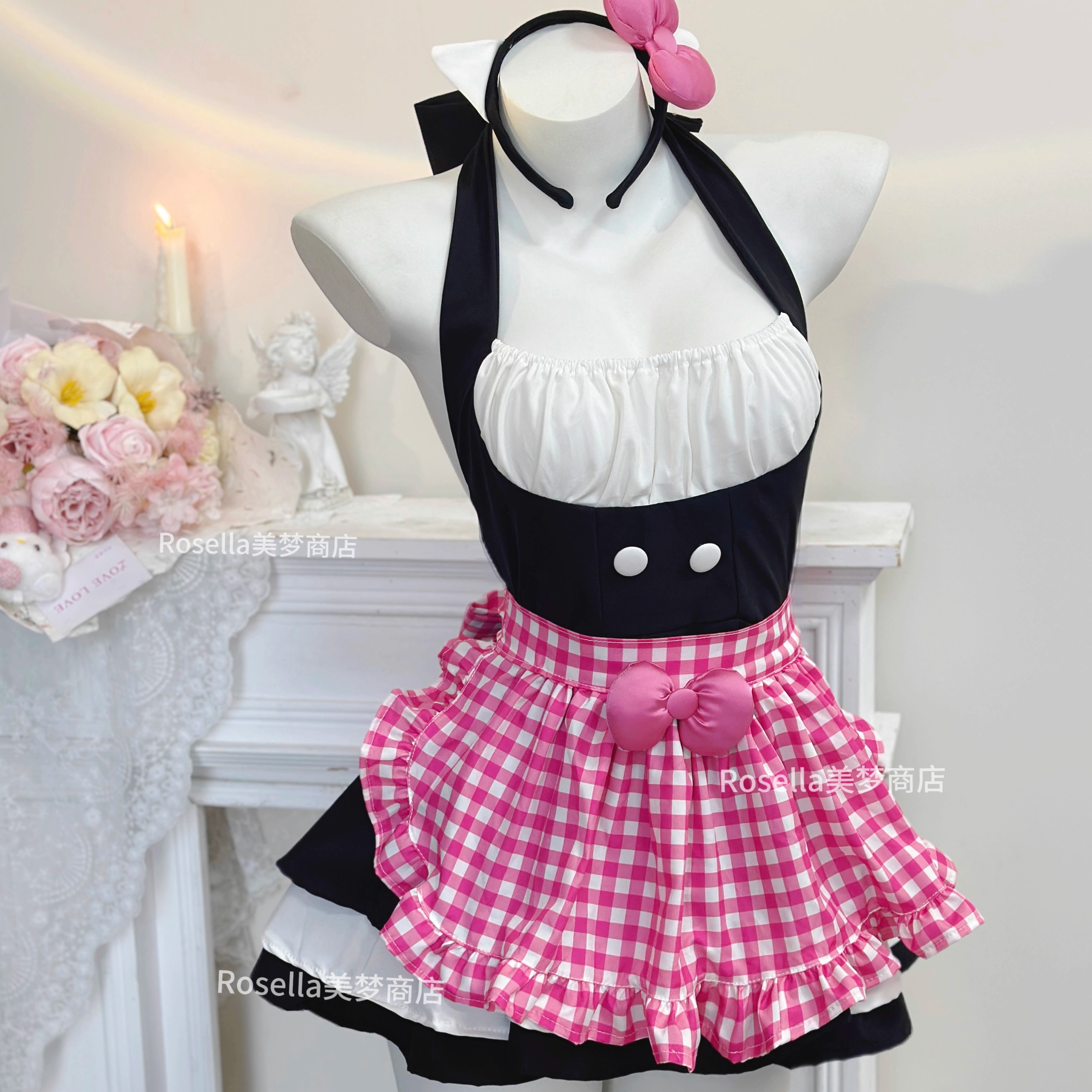 kt女仆蓬蓬裙cos战袍圣诞穿搭