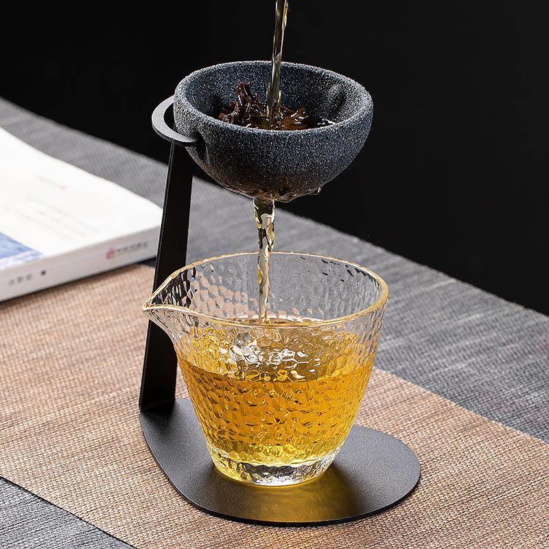 淘瓷八无孔茶漏茶具配件泡茶超细过滤网创意公道杯滤茶器天