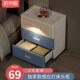 收纳柜家用收纳箱 卧室床边柜塑胶抽屉式 纳份爱 床头柜现代简约款