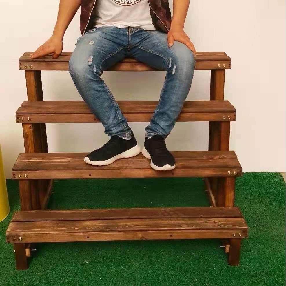 防腐实木花架落地多层阶梯式台阶阳台客厅室外花盆架多肉花店架子,住宅家具,花架/花几,淘宝优惠券,粉丝福利购,淘宝优惠卷